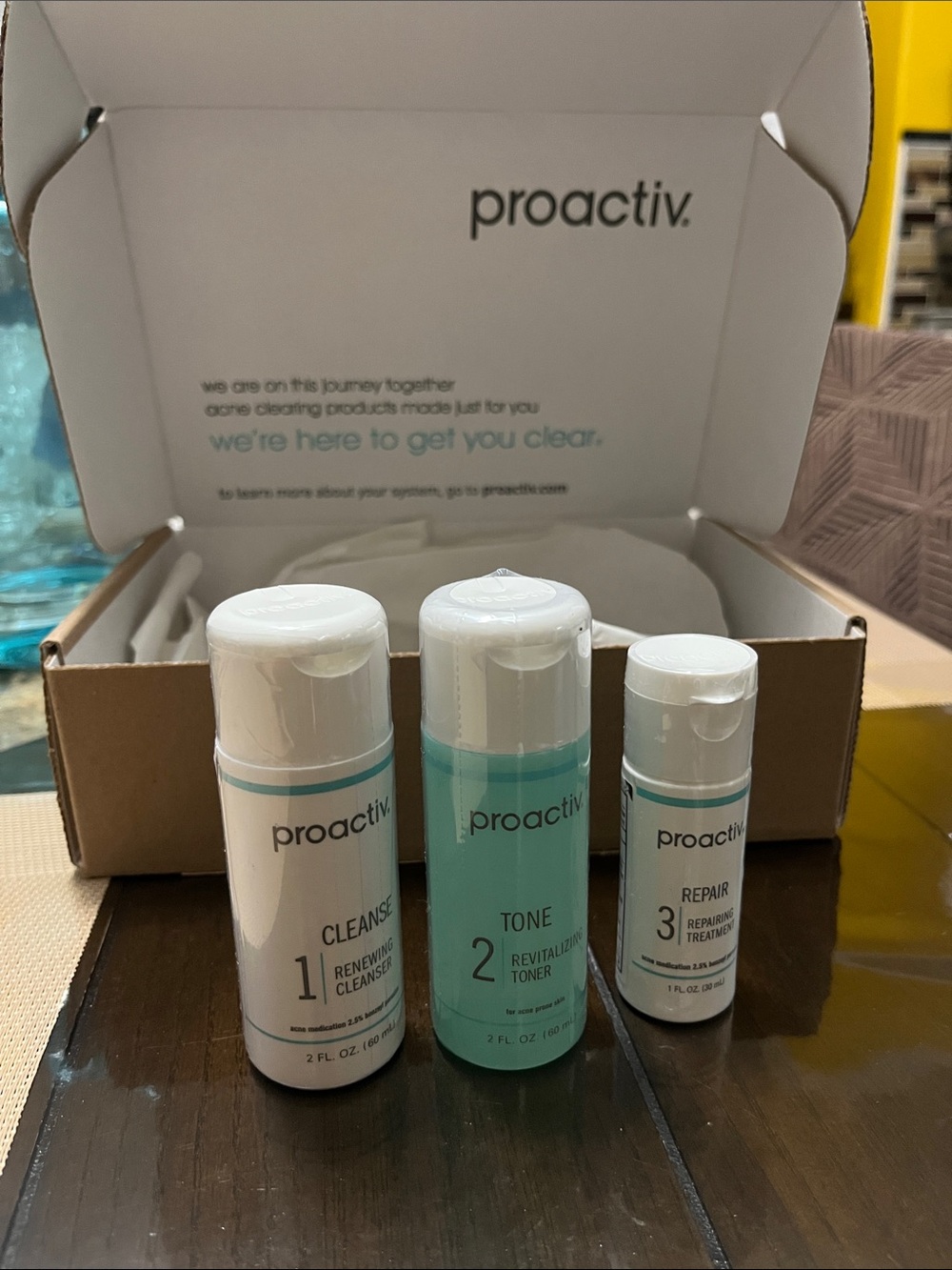 Proactiv 3-Step Acne Care Set — White & Aqua